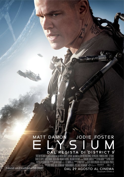 Elysium - Italian Movie Poster