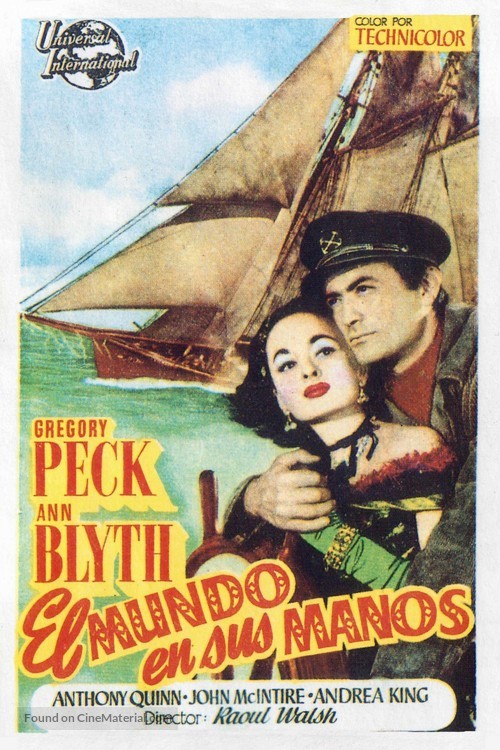 The World in His Arms - Spanish Movie Poster