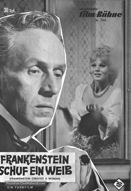 Frankenstein Created Woman - German poster