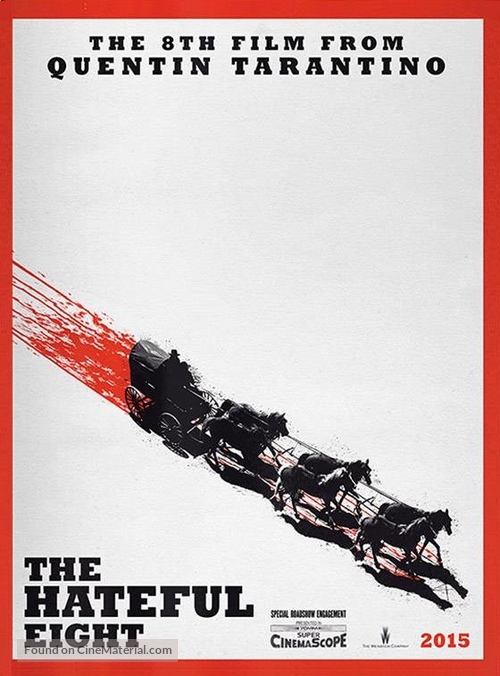 The Hateful Eight - Advance movie poster