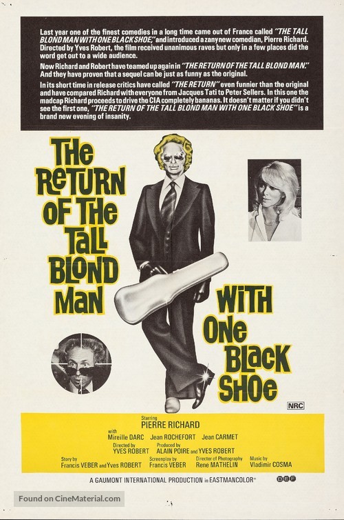 Le retour du grand blond - Australian Movie Poster