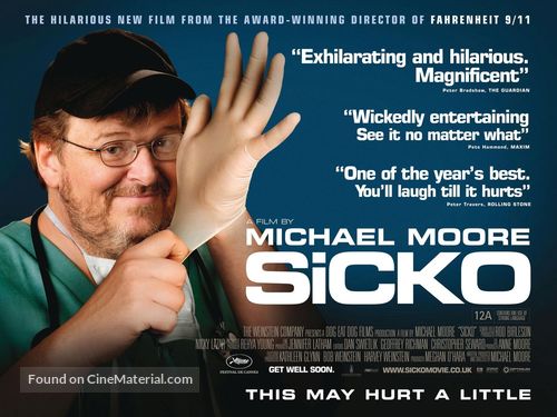 Sicko - British Movie Poster