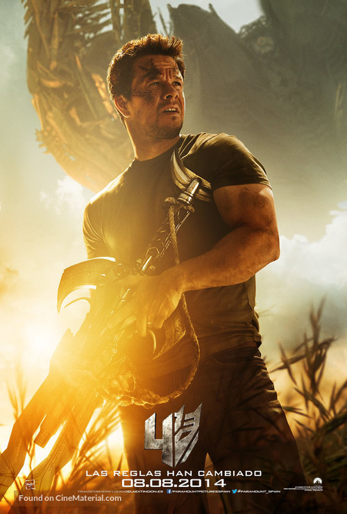 Transformers: Age of Extinction - Spanish Movie Poster