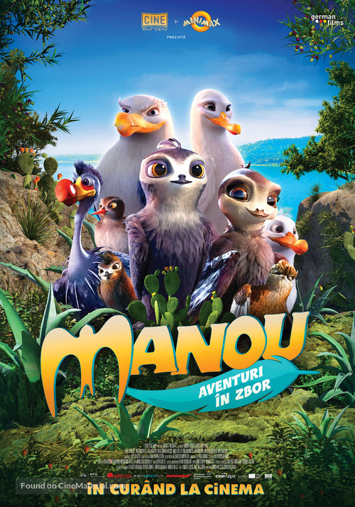 Manou the Swift - Romanian Movie Poster