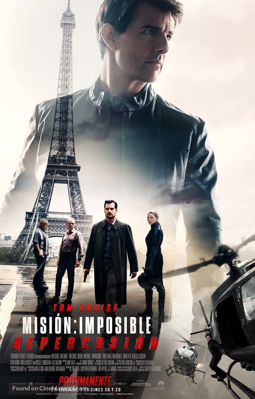 Mission: Impossible - Fallout - Mexican Movie Poster