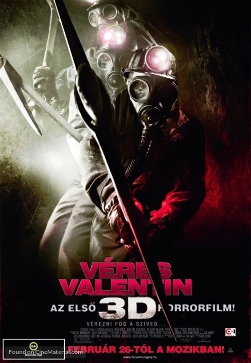My Bloody Valentine - Hungarian Movie Poster