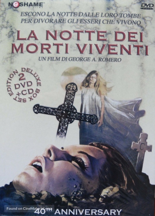 Night of the Living Dead - Italian DVD movie cover