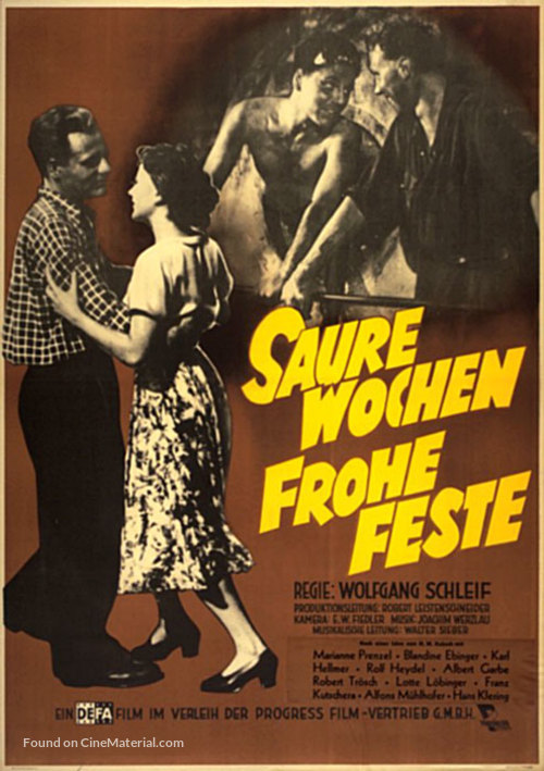 Saure Wochen - frohe Feste - German Movie Poster