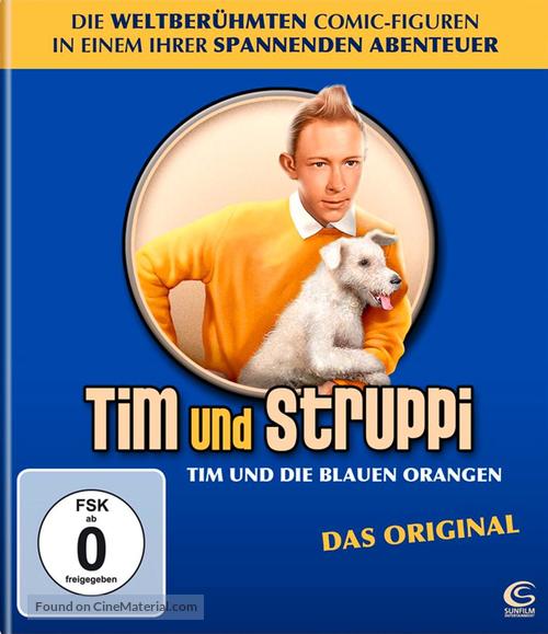 Tintin et les oranges bleues - German Blu-Ray movie cover