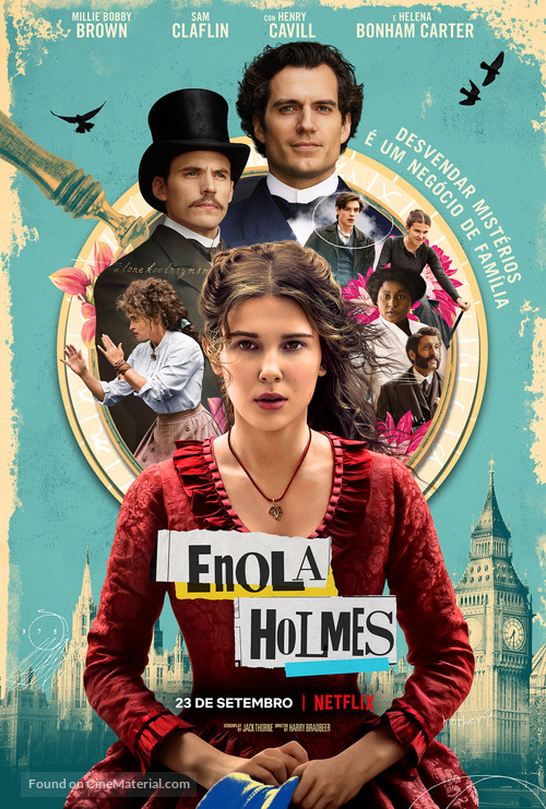 Enola Holmes - Portuguese Movie Poster