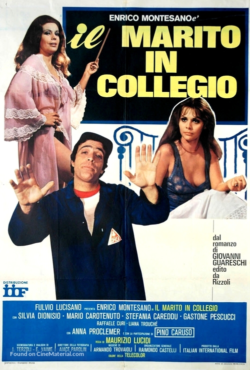 Il marito in collegio - Italian Movie Poster