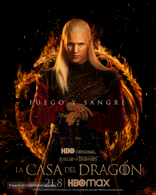 &quot;House of the Dragon&quot; - Argentinian Movie Poster