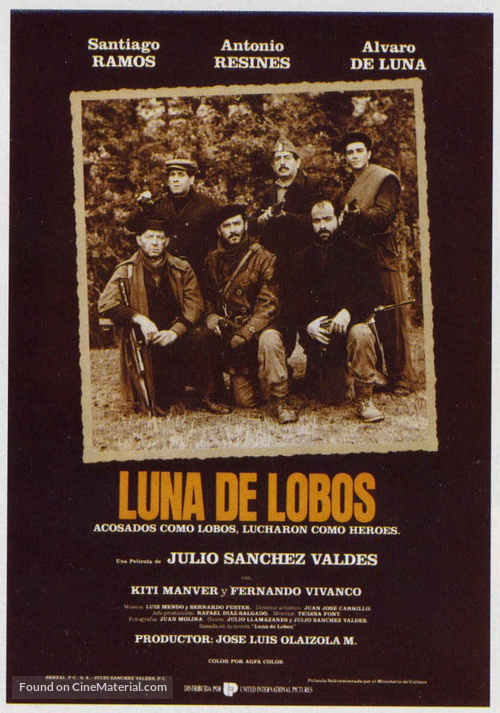 Luna de lobos - Spanish Movie Poster