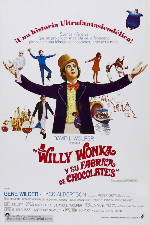 Willy Wonka &amp; the Chocolate Factory - Puerto Rican Movie Poster