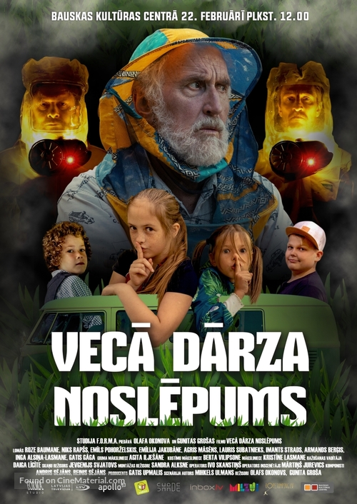 Mystery of the Old Garden - Latvian Movie Poster