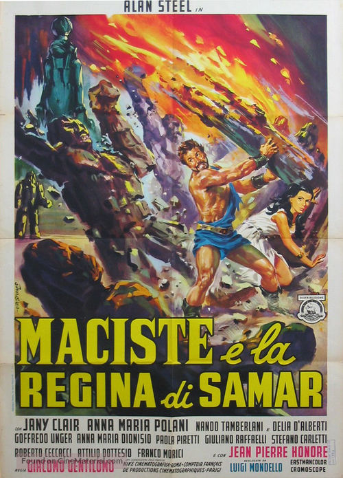 Maciste e la regina di Samar - Italian Movie Poster