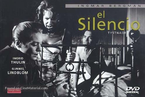 Tystnaden - Spanish DVD movie cover