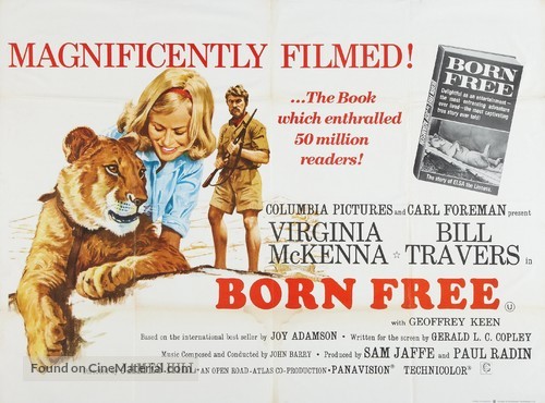 Born Free - British Movie Poster