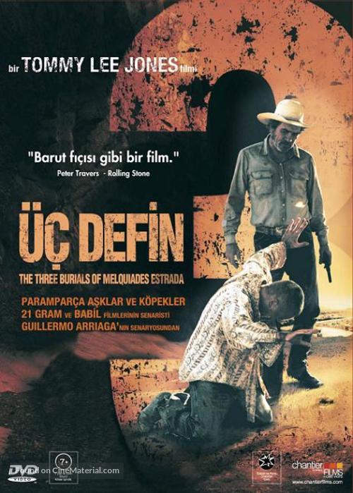 The Three Burials of Melquiades Estrada - Turkish DVD movie cover