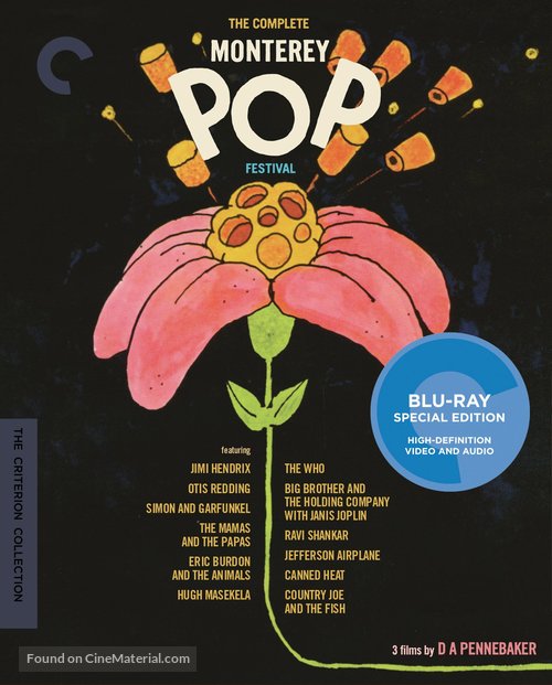 Monterey Pop - Blu-Ray movie cover