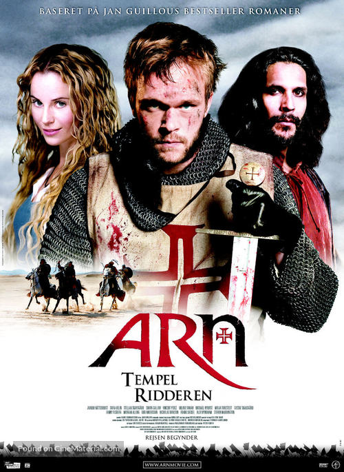 Arn - Tempelriddaren - Danish Movie Poster