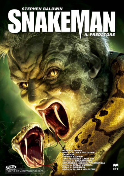 The Snake King - Italian DVD movie cover