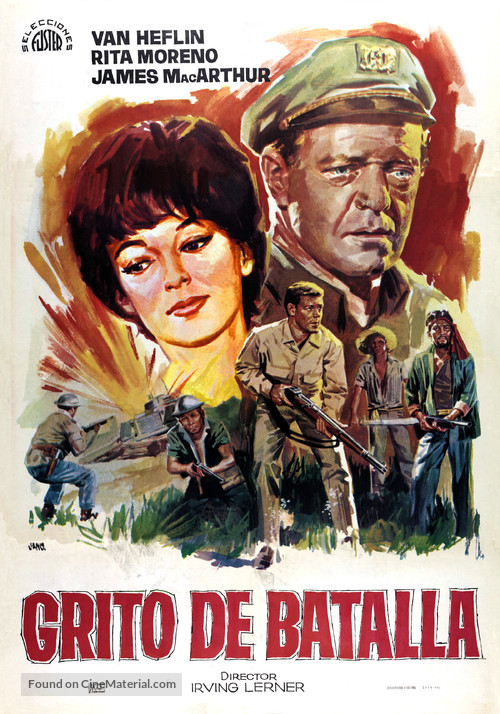 Cry of Battle - Spanish Movie Poster