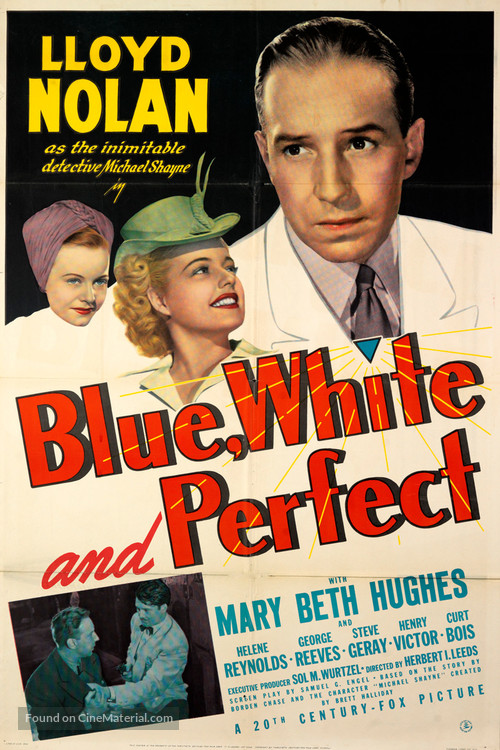 Blue, White and Perfect - Movie Poster