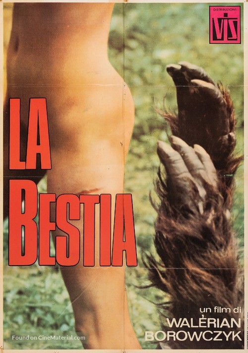 La b&ecirc;te - Italian Movie Poster