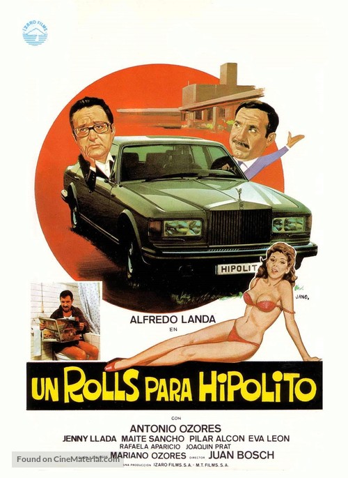 Un rolls para Hip&oacute;lito - Spanish Movie Poster