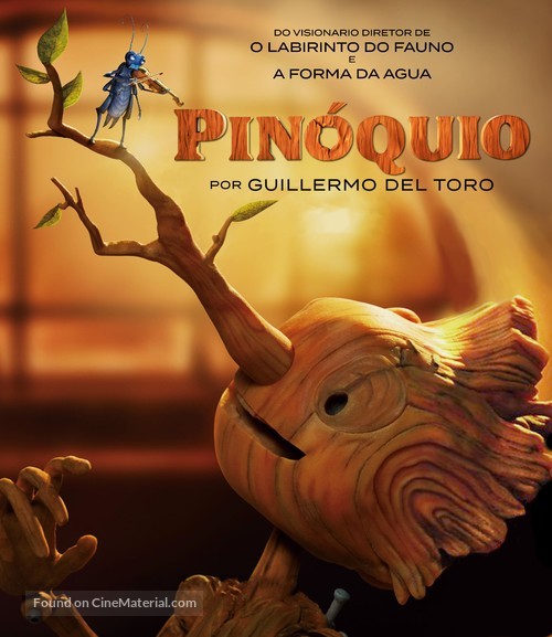 Guillermo del Toro&#039;s Pinocchio - Brazilian Blu-Ray movie cover