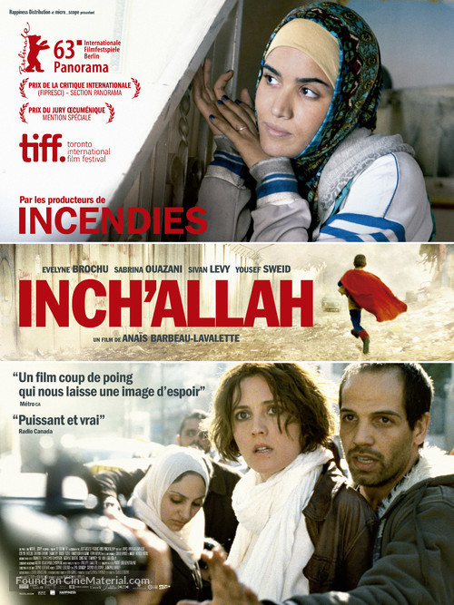 Inch&#039;Allah - French Movie Poster