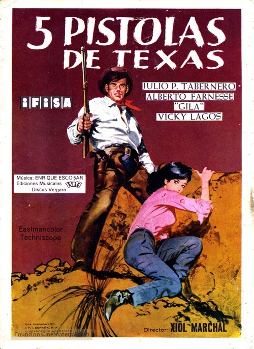 Cinque dollari per Ringo - Spanish Movie Poster