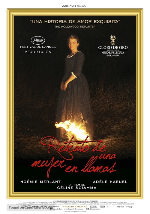 Portrait de la jeune fille en feu - Argentinian Movie Poster