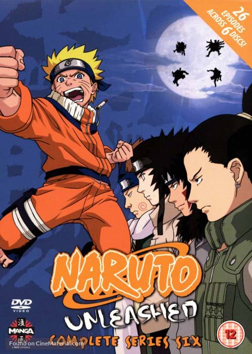 &quot;Naruto&quot; - British DVD movie cover