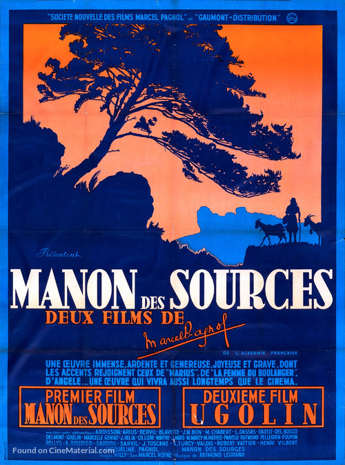 Manon des sources - French Movie Poster