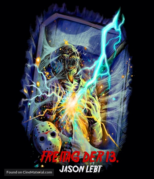 Friday the 13th Part VI: Jason Lives - German poster
