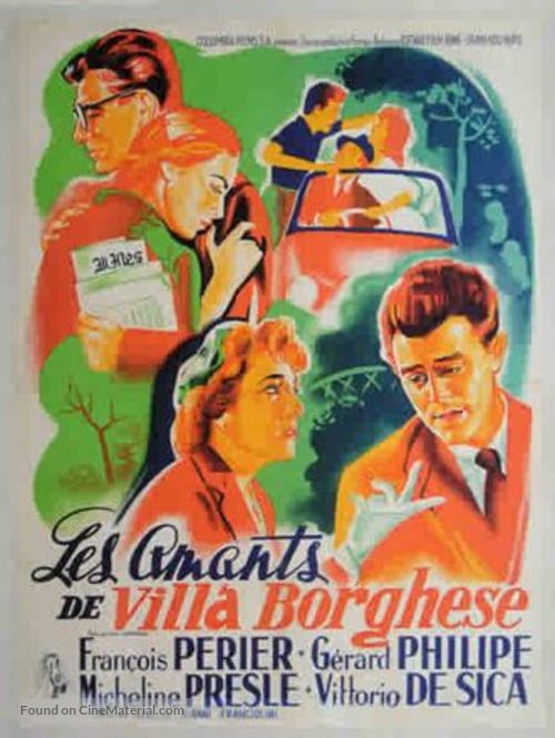 Villa Borghese - French Movie Poster