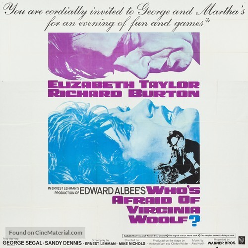 Who&#039;s Afraid of Virginia Woolf? - Movie Poster