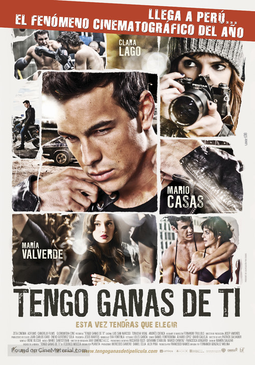 Tengo ganas de ti - Peruvian Movie Poster