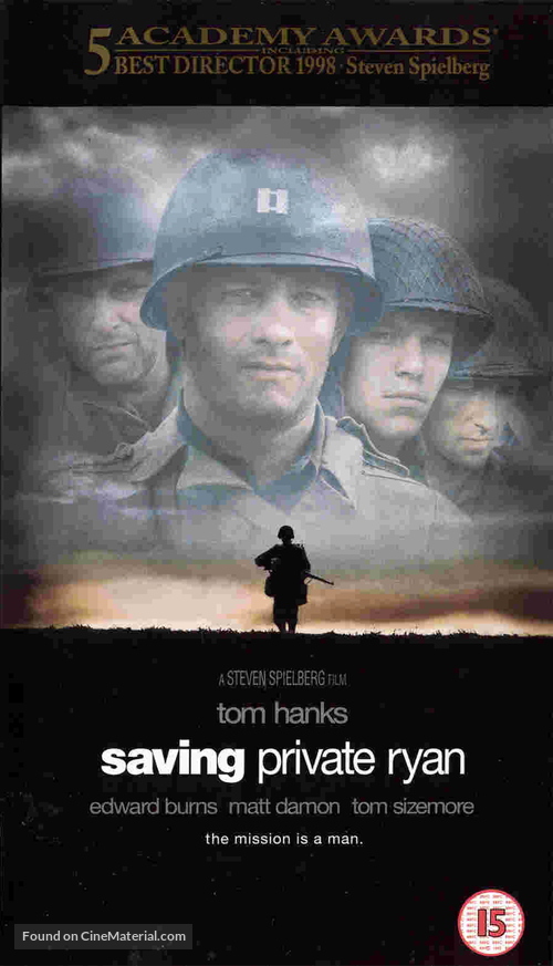 Saving Private Ryan - British Movie Cover