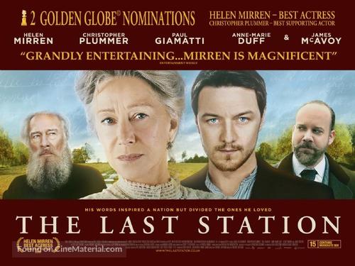 The Last Station - British Movie Poster