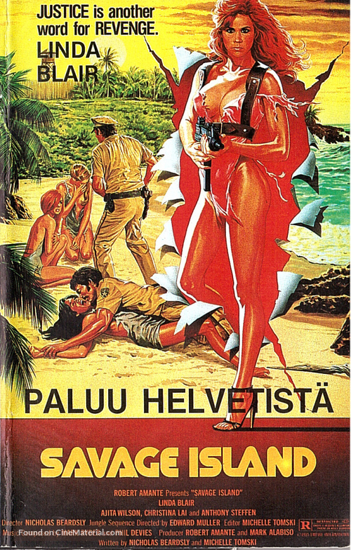 Savage Island - Finnish VHS movie cover