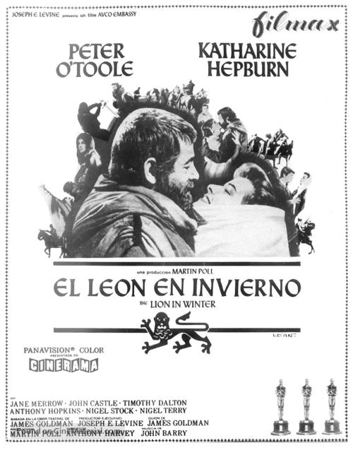 The Lion in Winter - Spanish Movie Poster
