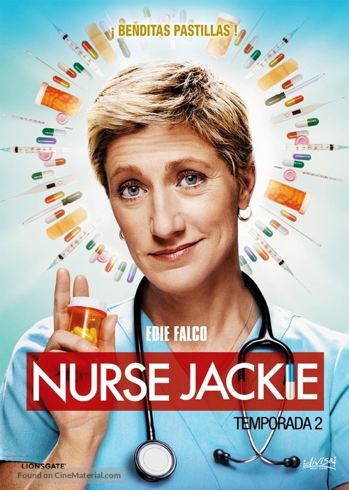 &quot;Nurse Jackie&quot; - Spanish DVD movie cover