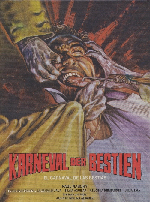 El carnaval de las bestias - German Blu-Ray movie cover