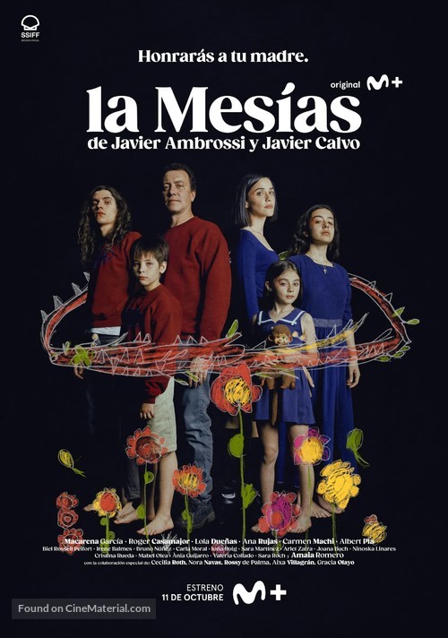 &quot;La Mes&iacute;as&quot; - Spanish Movie Poster