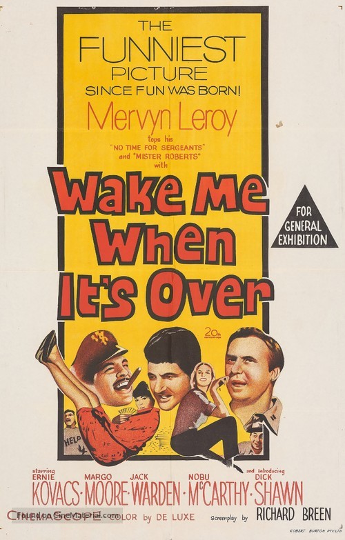 Wake Me When It&#039;s Over - Australian Movie Poster