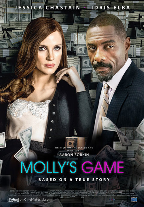 Molly&#039;s Game - Lebanese Movie Poster