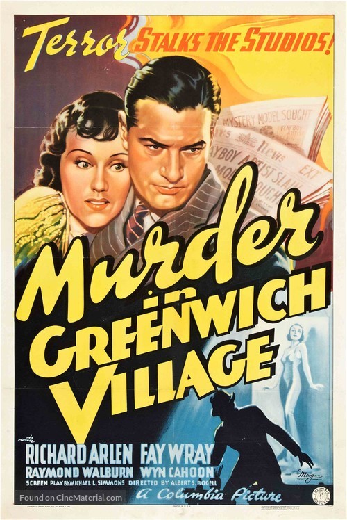 Murder in Greenwich Village - Movie Poster